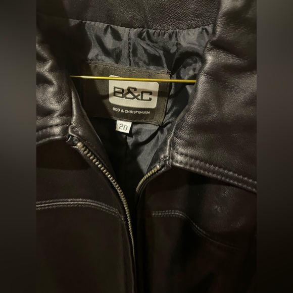 New Bod & Christensen Genuine Leather Jacket - Picture 3 of 7